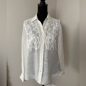 White Linen Shirt